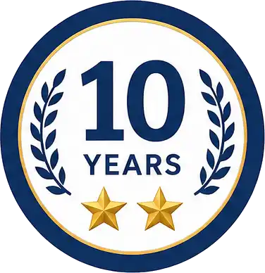10 years on Towing.com badge